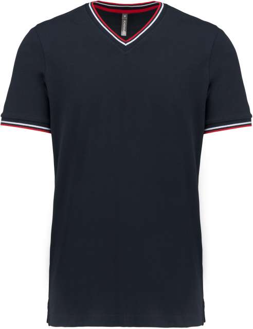 TRICOU BARBAT GLER V PIQUÉ KNIT