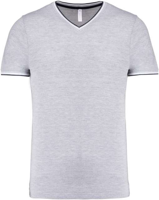 TRICOU BARBAT GLER V PIQUÉ KNIT