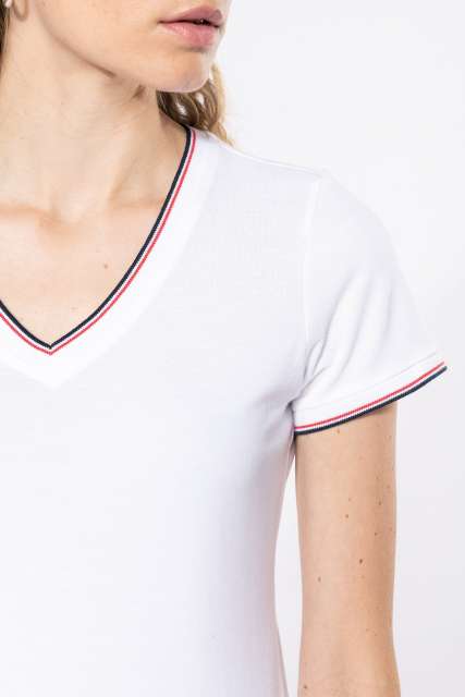 TRICOU DAMA GULER V PIQUÉ KNIT