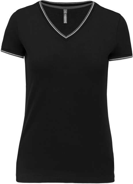 TRICOU DAMA GULER V PIQUÉ KNIT