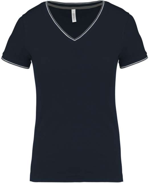 TRICOU DAMA GULER V PIQUÉ KNIT