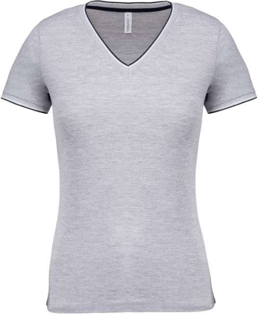 TRICOU DAMA GULER V PIQUÉ KNIT
