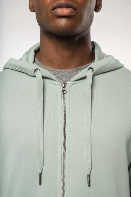 UNISEX ECO-FRIENDLY FRENCH TERRY ZIPPED HOODED SWEATSHIRT