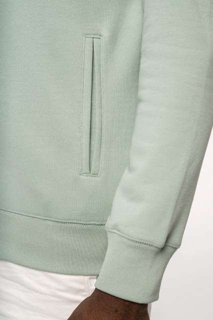 UNISEX ECO-FRIENDLY FRENCH TERRY ZIPPED HOODED SWEATSHIRT