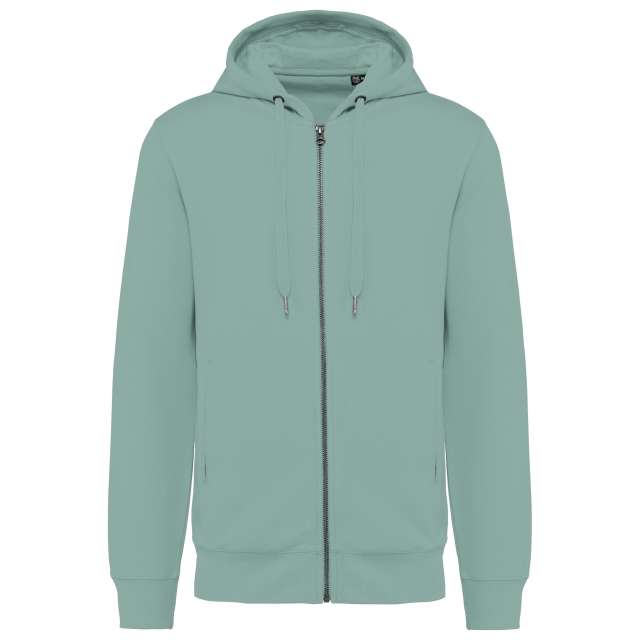 UNISEX ECO-FRIENDLY FRENCH TERRY ZIPPED HOODED SWEATSHIRT