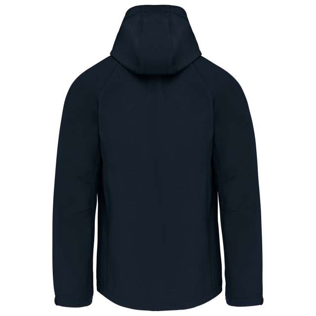MEN'S DETACHABLE HOODED SOFTSHELL JACKET