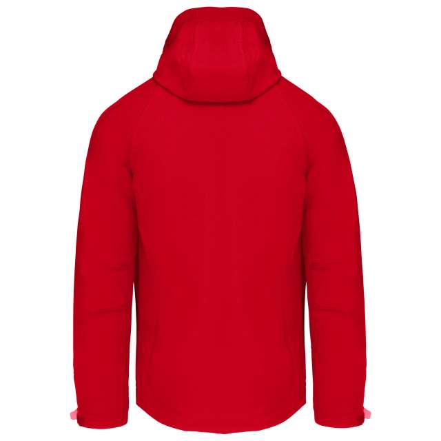 MEN'S DETACHABLE HOODED SOFTSHELL JACKET