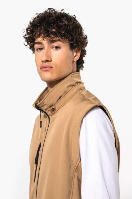 UNISEX 3-LAYER SOFTSHELL HOODED JACKET WITH REMOVABLE SLEEVES