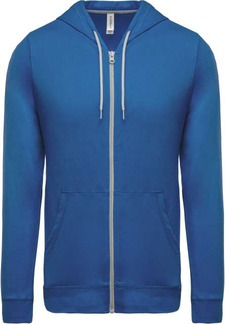 LIGHTWEIGHT COTTON HOODED SWEATSHIRT