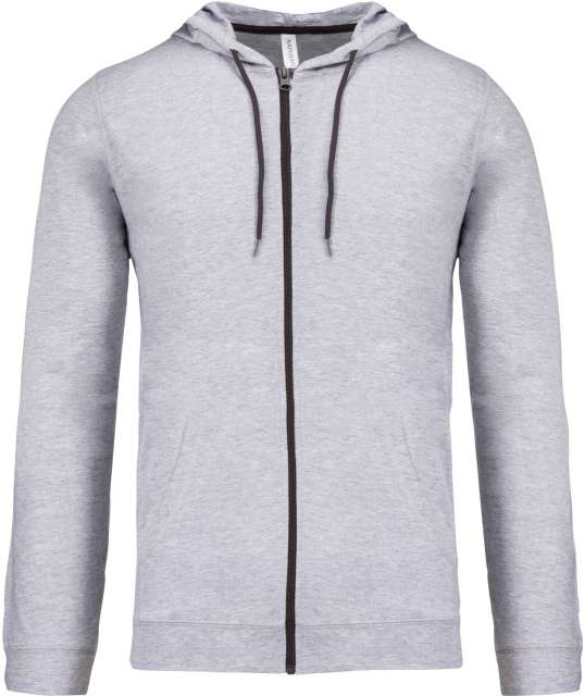 LIGHTWEIGHT COTTON HOODED SWEATSHIRT
