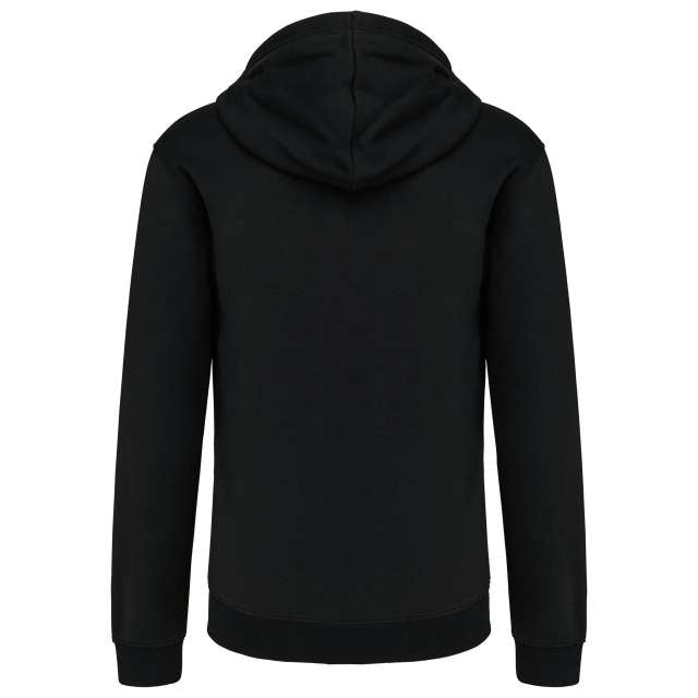 MEN'S CONTRAST HOODED FULL ZIP SWEATSHIRT