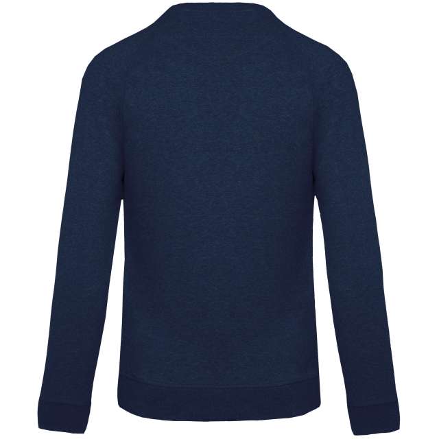 MEN'S ORGANIC COTTON CREW NECK RAGLAN SLEEVE SWEATSHIRT