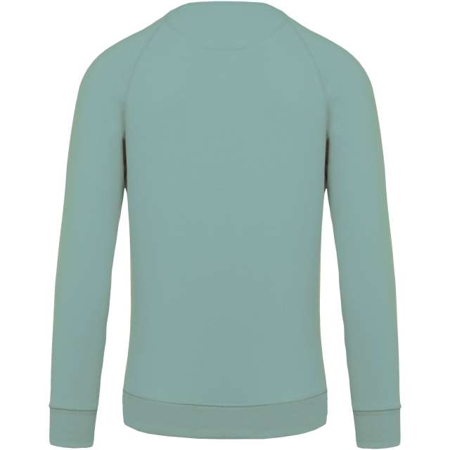 MEN'S ORGANIC COTTON CREW NECK RAGLAN SLEEVE SWEATSHIRT
