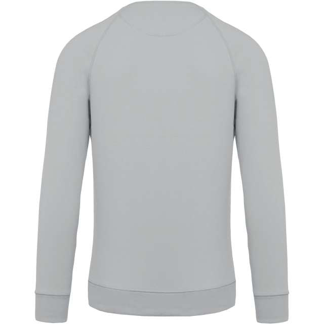 MEN'S ORGANIC COTTON CREW NECK RAGLAN SLEEVE SWEATSHIRT