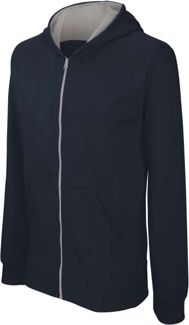 KIDS' FULL ZIP HOODED SWEATSHIRT