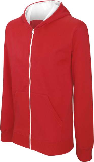KIDS' FULL ZIP HOODED SWEATSHIRT