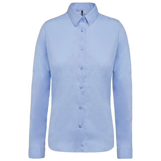 LADIES’ LONG-SLEEVED COTTON POPLIN SHIRT