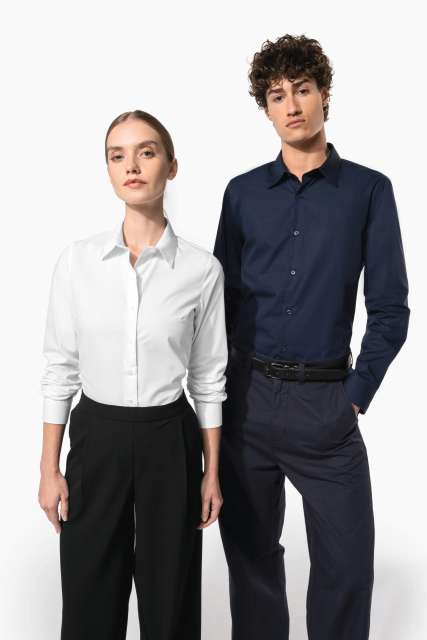 MEN’S LONG-SLEEVED COTTON POPLIN SHIRT