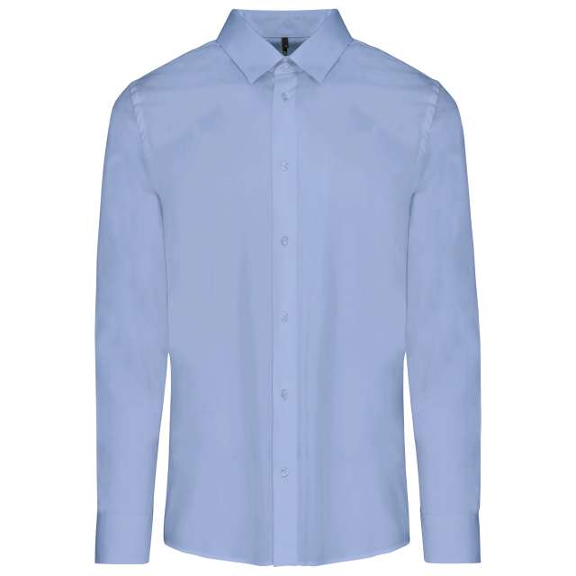 MEN’S LONG-SLEEVED COTTON POPLIN SHIRT