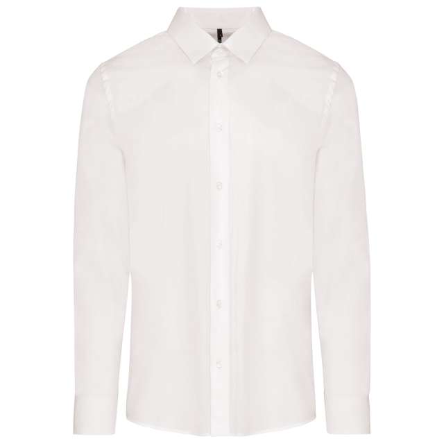 MEN’S LONG-SLEEVED COTTON POPLIN SHIRT
