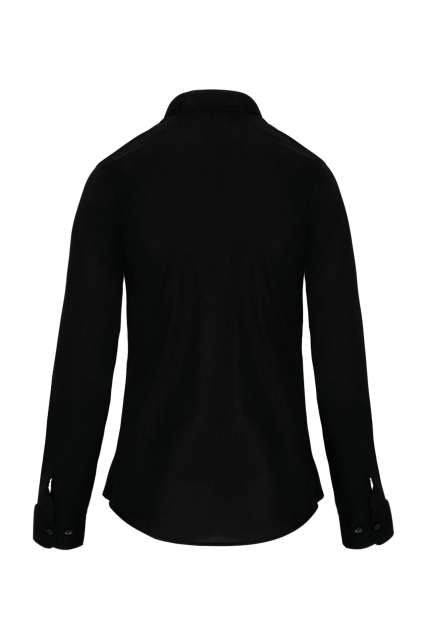 LADIES' LONG-SLEEVED MANDARIN COLLAR SHIRT