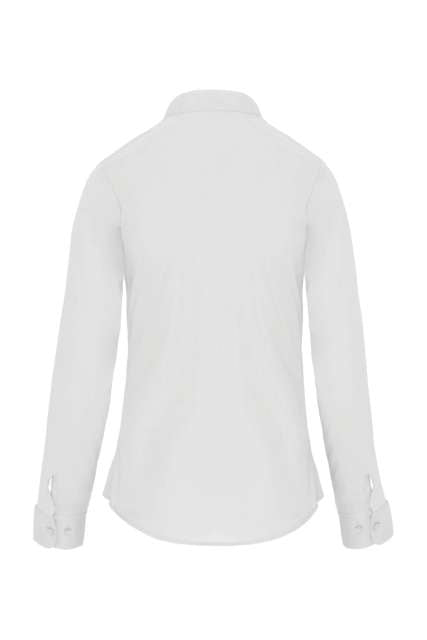 LADIES' LONG-SLEEVED MANDARIN COLLAR SHIRT