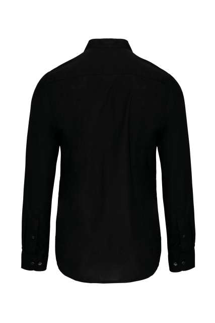 MEN'S LONG-SLEEVED MANDARIN COLLAR SHIRT