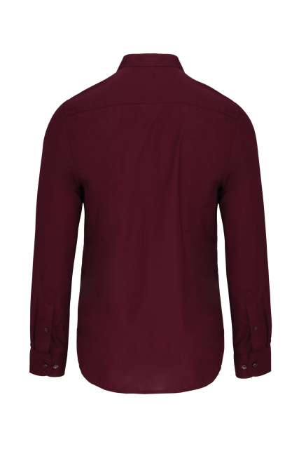 MEN'S LONG-SLEEVED MANDARIN COLLAR SHIRT