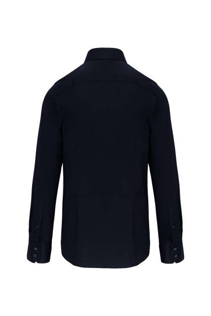 LONG-SLEEVED COTTON/ELASTANE SHIRT