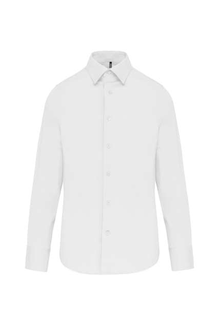 LONG-SLEEVED COTTON/ELASTANE SHIRT