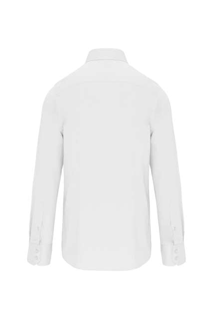 LONG-SLEEVED COTTON/ELASTANE SHIRT
