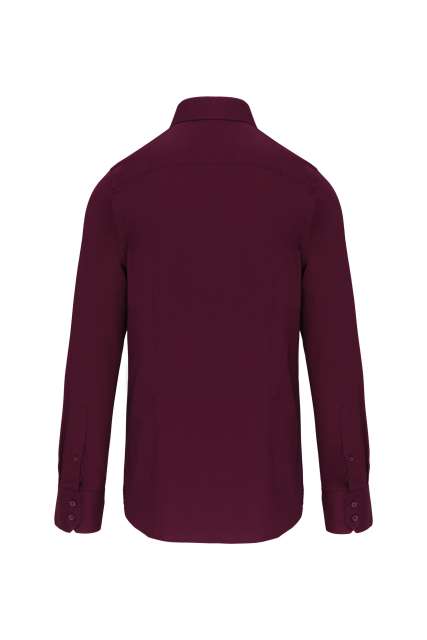 LONG-SLEEVED COTTON/ELASTANE SHIRT