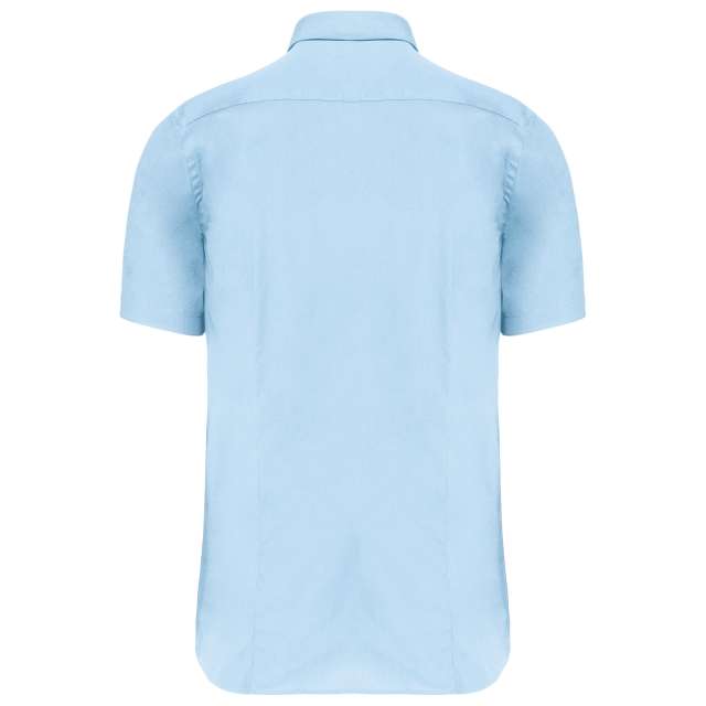 SHORT-SLEEVED COTTON/ELASTANE SHIRT