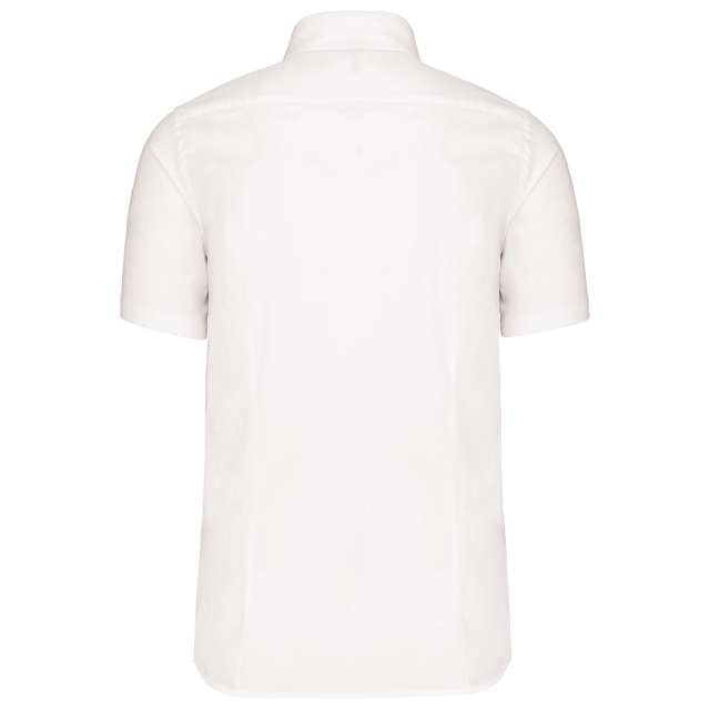 SHORT-SLEEVED COTTON/ELASTANE SHIRT