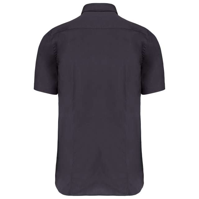 SHORT-SLEEVED COTTON/ELASTANE SHIRT