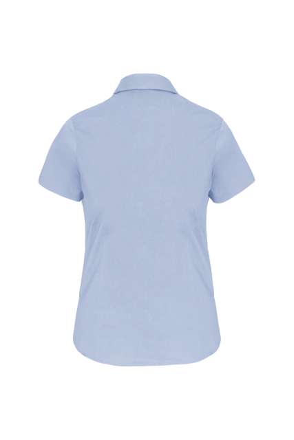 LADIES' SHORT-SLEEVED COTTON/ELASTANE SHIRT
