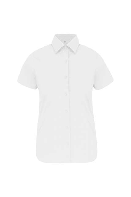 LADIES' SHORT-SLEEVED COTTON/ELASTANE SHIRT