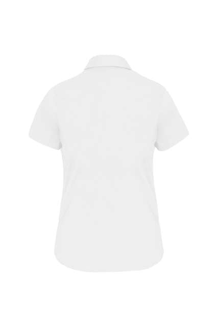 LADIES' SHORT-SLEEVED COTTON/ELASTANE SHIRT