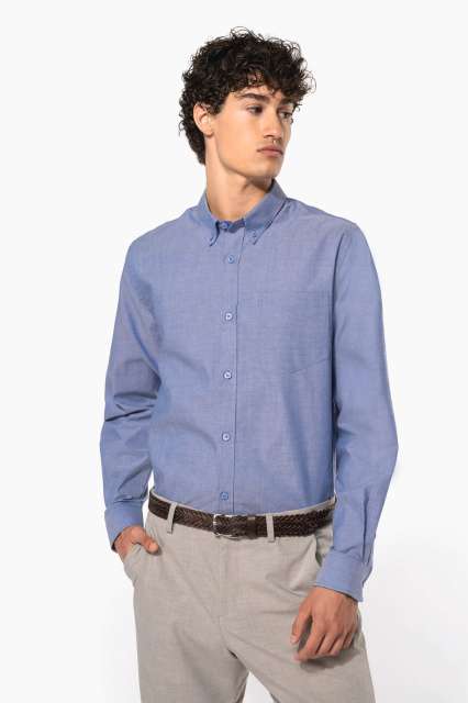MEN'S LONG-SLEEVED OXFORD SHIRT