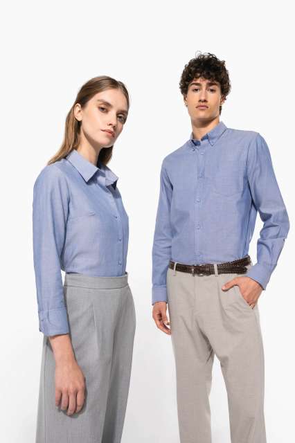 MEN'S LONG-SLEEVED OXFORD SHIRT