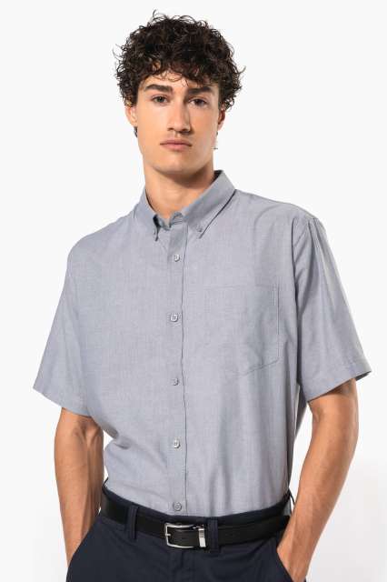 MEN'S SHORT-SLEEVED OXFORD SHIRT