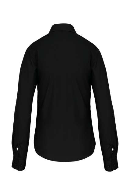 LADIES' LONG-SLEEVED COTTON POPLIN SHIRT