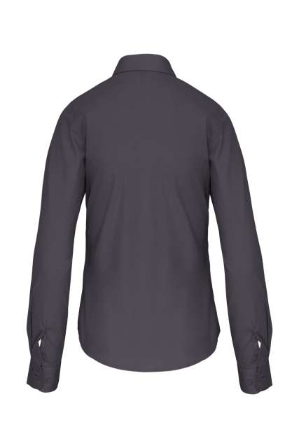 LADIES' LONG-SLEEVED COTTON POPLIN SHIRT