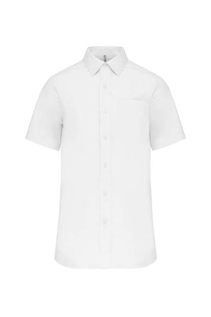 MEN'S SHORT-SLEEVED COTTON POPLIN SHIRT