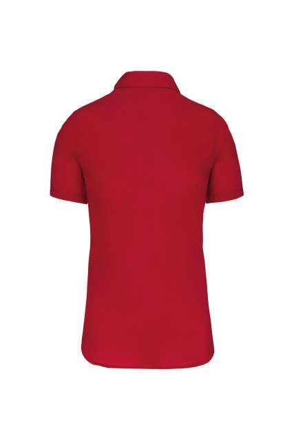 LADIES' SHORT-SLEEVED COTTON POPLIN SHIRT