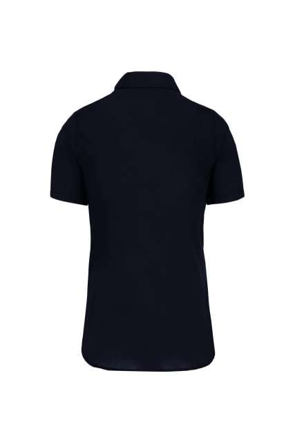 LADIES' SHORT-SLEEVED COTTON POPLIN SHIRT