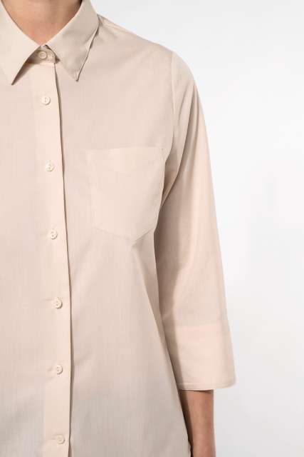 LADIES' 3/4 SLEEVED SHIRT