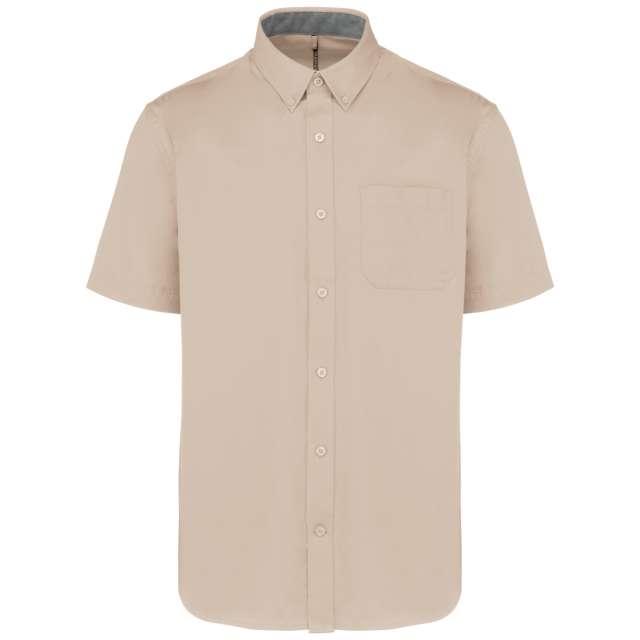 MEN'S ARIANA III SHORT-SLEEVE COTTON SHIRT