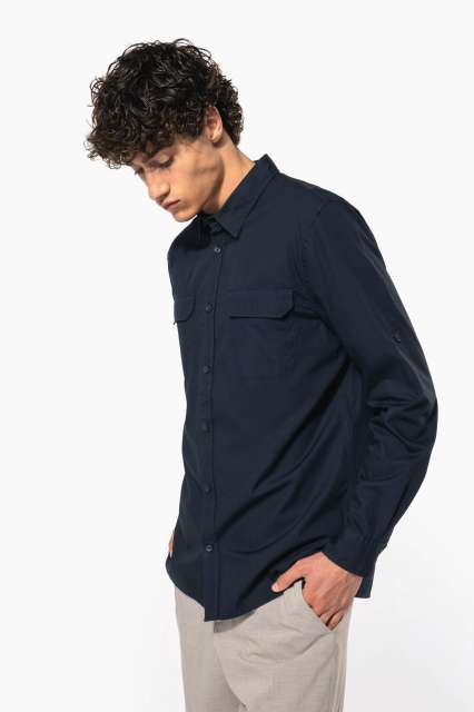 MEN'S LONG-SLEEVED SAFARI SHIRT