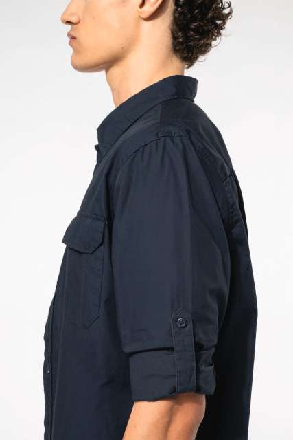 MEN'S LONG-SLEEVED SAFARI SHIRT